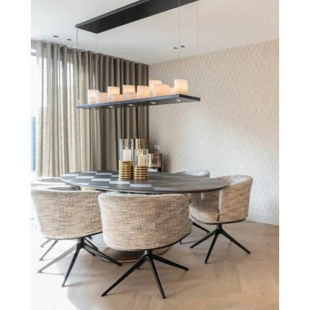 Richmond Krzesło Obrotowe Cheyenne Brązowe