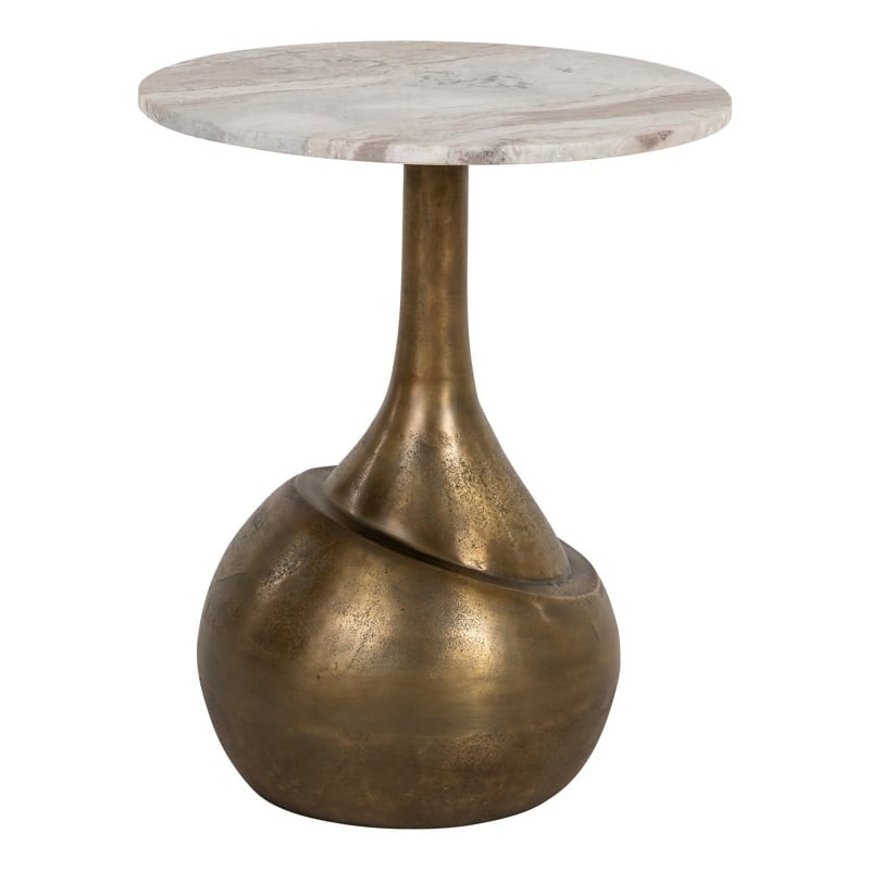 Richmond Stolik Sia Szczotkowane Złoto