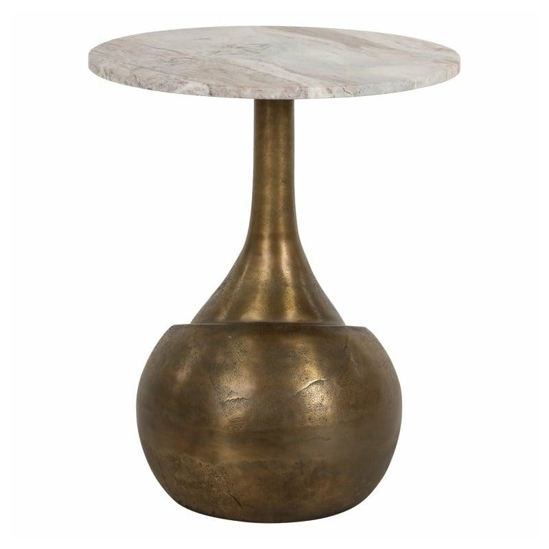 Richmond Stolik Sia Szczotkowane Złoto