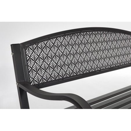 Bizzotto Ławka Ogrodowa Lizette Czarna