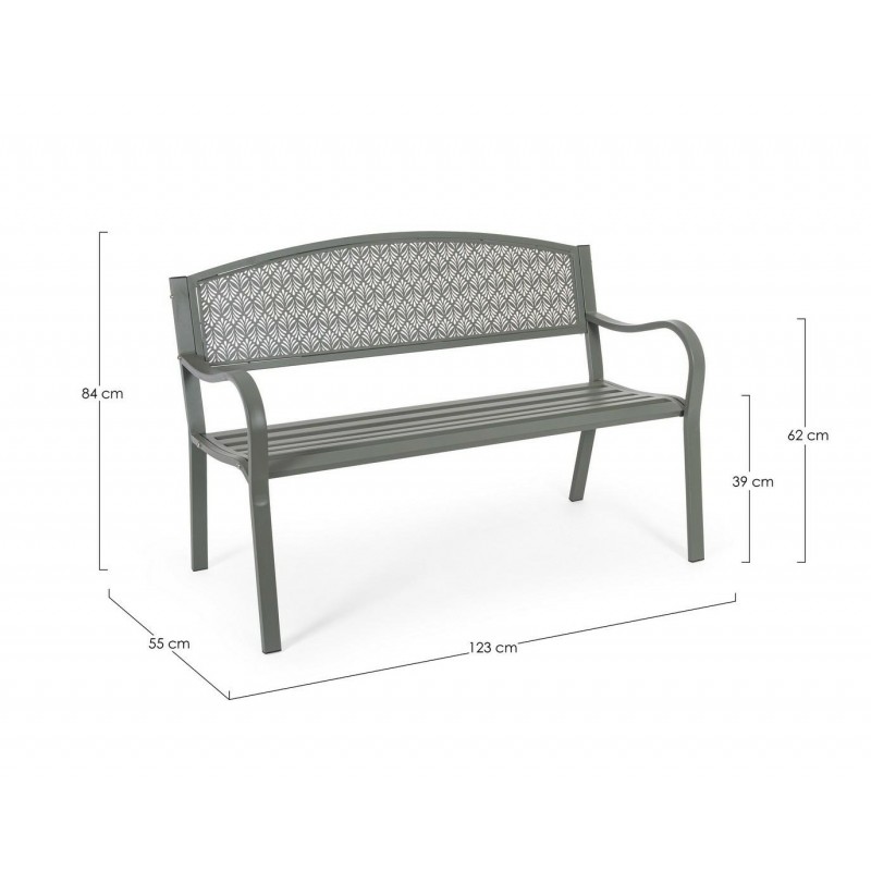 Bizzotto Ławka Ogrodowa Lizette Zielona