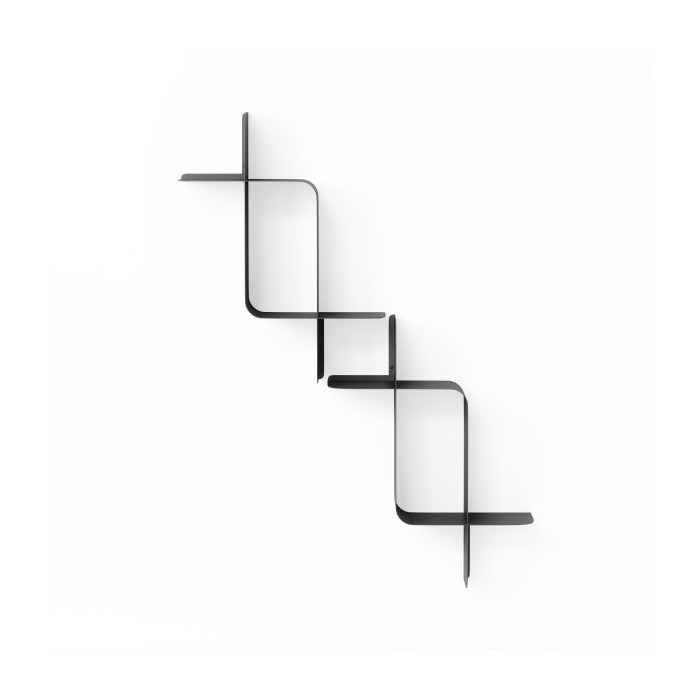 Umbra Zestaw 2 Półek Ściennych Montage    Czarny