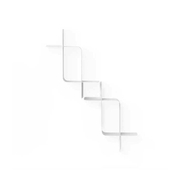 Umbra Zestaw 2 Półek Ściennych Montage    Biały