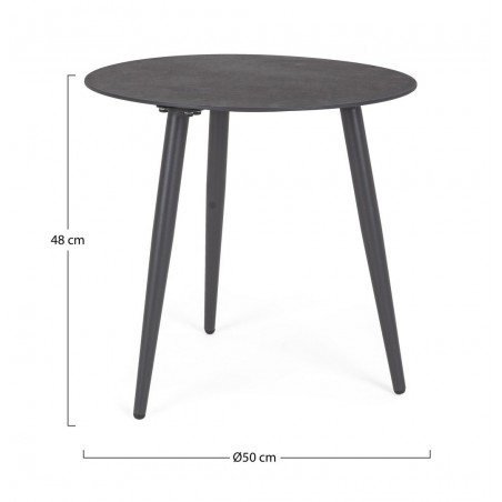 Bizzotto Stolik Ogrodowy Ridley Szary