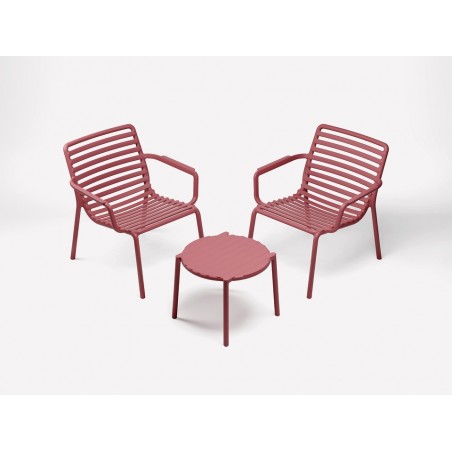 Nardi Fotel Ogrodowy Doga Relax Czerwony