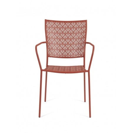 Bizzotto Krzesło Ogrodowe Lizette         Czerwone