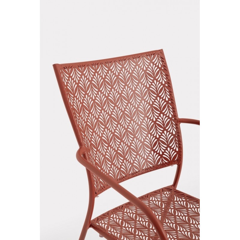 Bizzotto Krzesło Ogrodowe Lizette         Czerwone