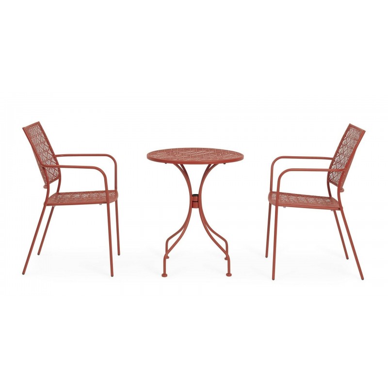 Bizzotto Krzesło Ogrodowe Lizette         Czerwone