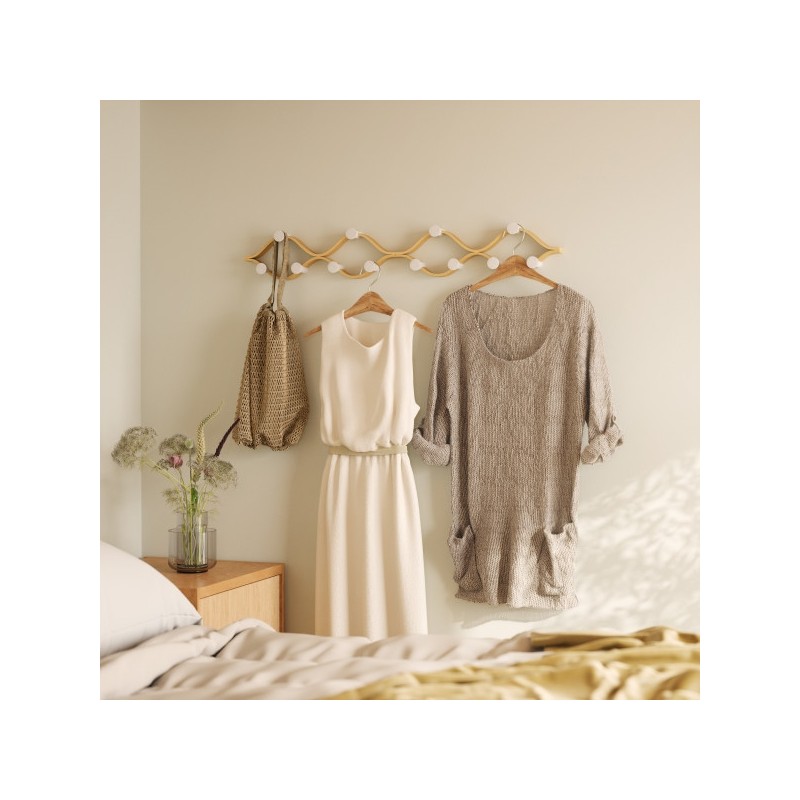 Umbra Wieszak Montage 6 Biały /           Naturalny