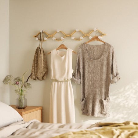 Umbra Wieszak Montage 6 Biały /           Naturalny