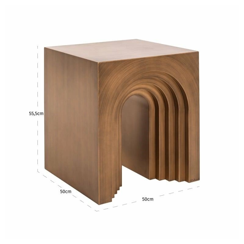 Richmond Stolik Vevey Szczotkowane Złoto