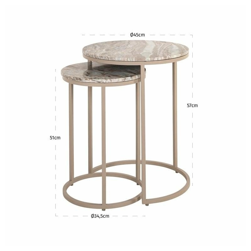 Richmond Zestaw Stolików Fairfax