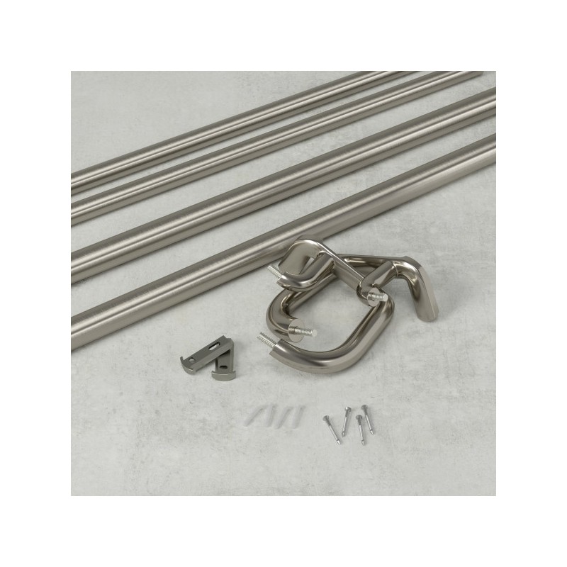 Umbra Karnisz Twilight Double 168 - 365   Cm Srebrny