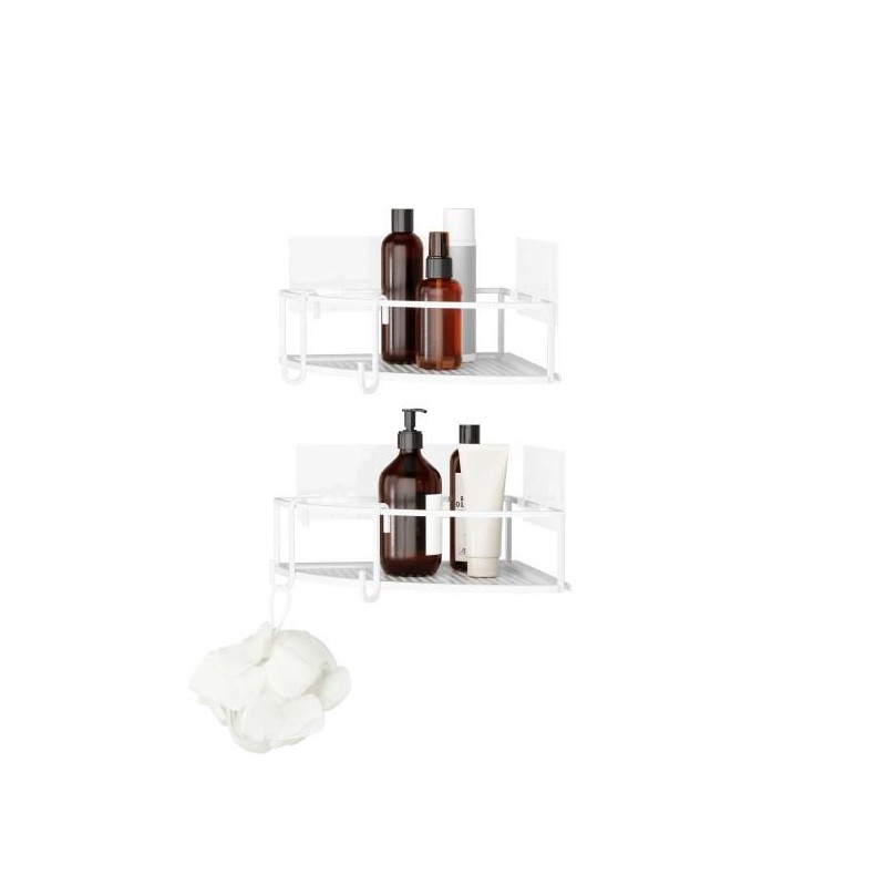 Umbra Zestaw 2 Półek Narożnych Cubiko     Biała