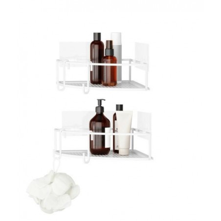 Umbra Zestaw 2 Półek Narożnych Cubiko     Biała