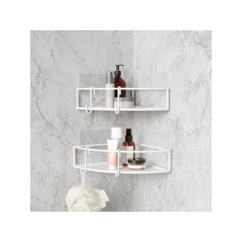 Umbra Zestaw 2 Półek Narożnych Cubiko     Biała