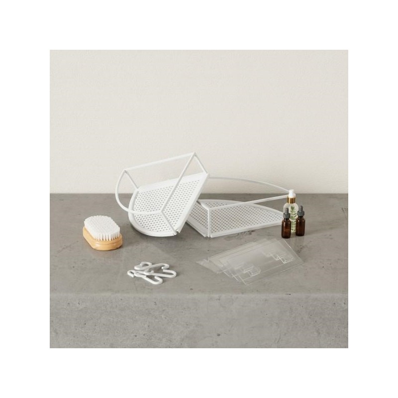 Umbra Zestaw 2 Półek Narożnych Cubiko     Biała