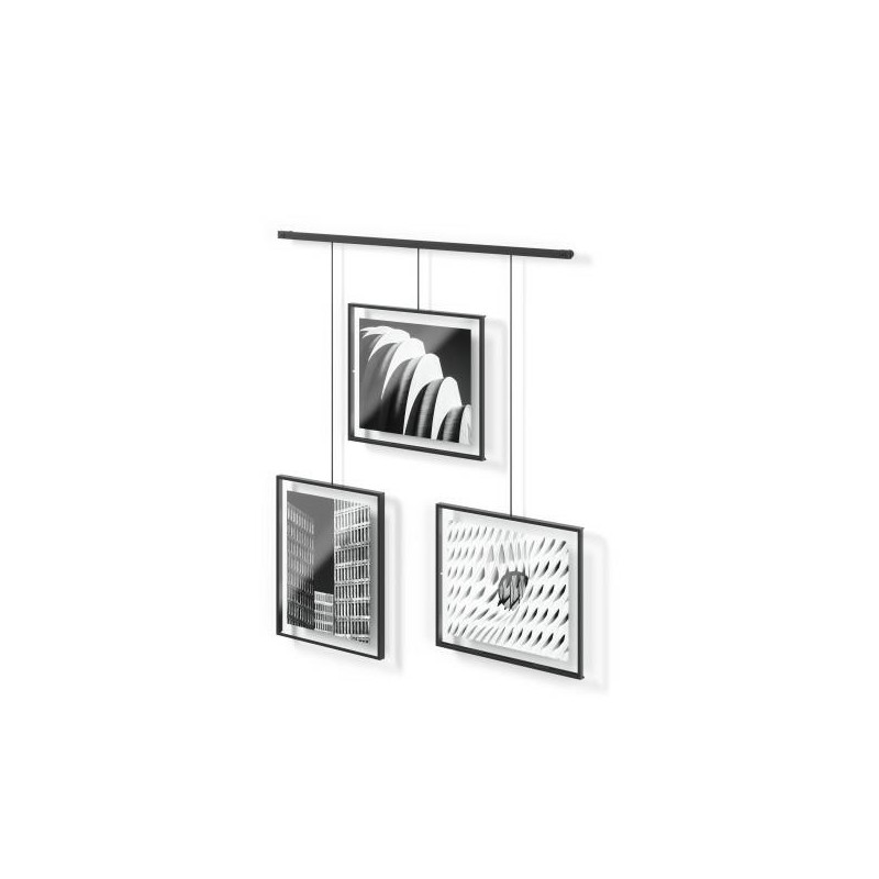 Umbra Zestaw 3 Ramek Do Zdjęć Exhibit     8-10 Cm - Czarny