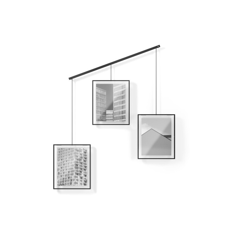 Umbra Zestaw 3 Ramek Do Zdjęć Exhibit     8-10 Cm - Czarny