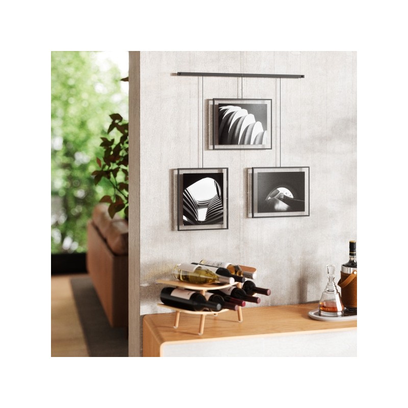 Umbra Zestaw 3 Ramek Do Zdjęć Exhibit     8-10 Cm - Czarny