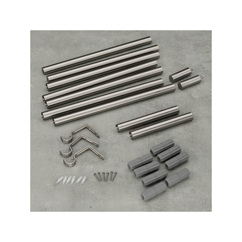 Umbra Karnisz Zen 142-305 Cm Srebrny