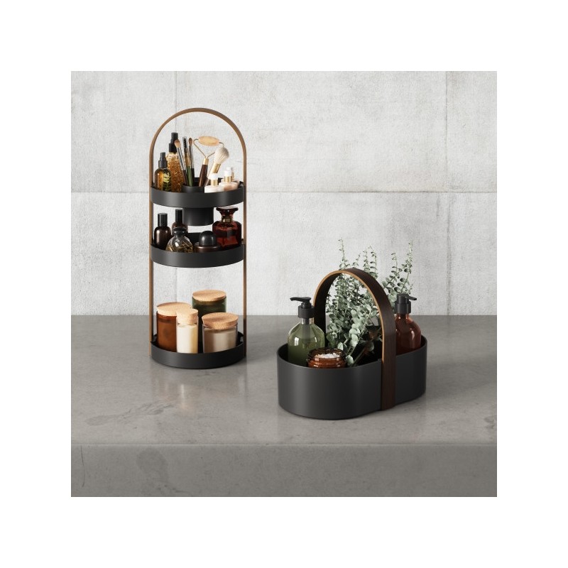 Umbra Organizer Na Kosmetyki Bellwood     Czarny / Brązowy