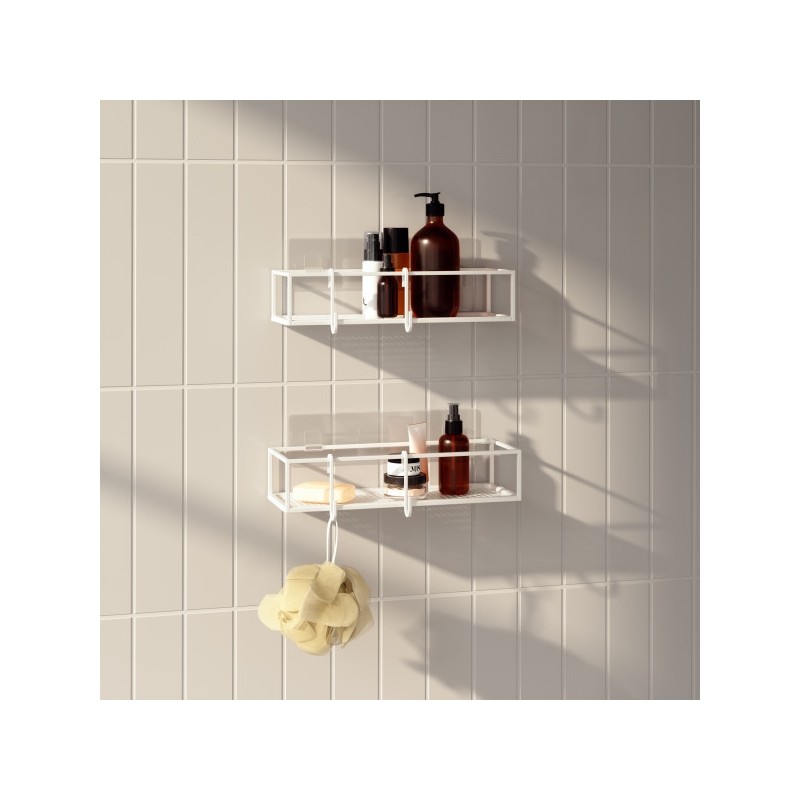 Umbra Zestaw 2 Półek Prysznicowych        Cubiko Biały