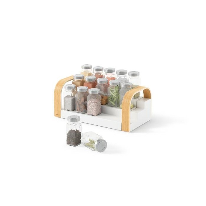 Umbra Półka Na Przyprawy Bellwood Biała   / Jasnobrązowa