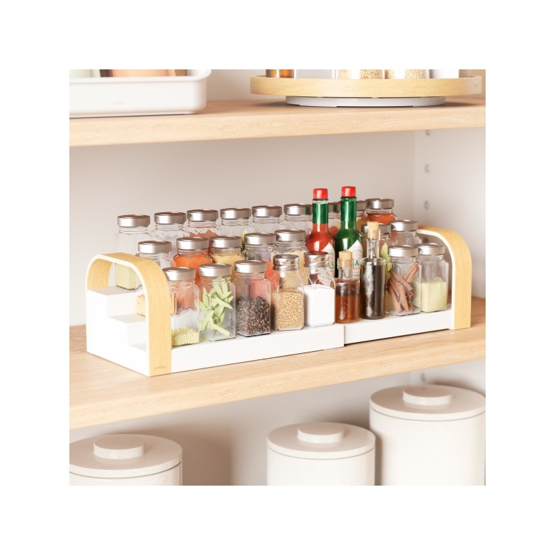 Umbra Półka Na Przyprawy Bellwood Biała   / Jasnobrązowa