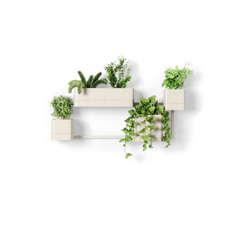 Umbra Zestaw Doniczek Cubiko Biały