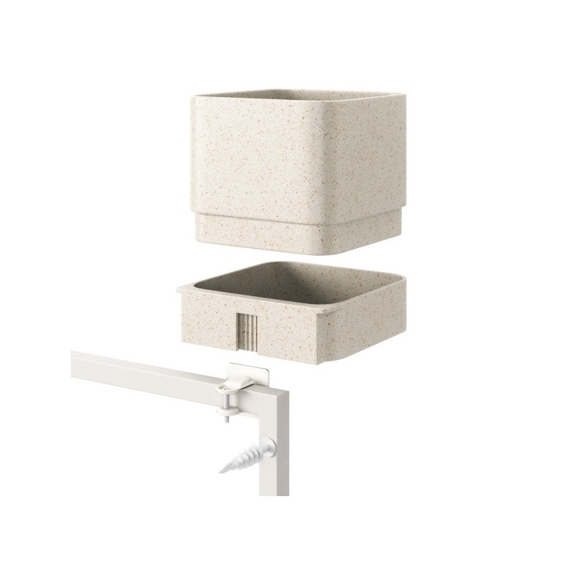 Umbra Zestaw Doniczek Cubiko Biały