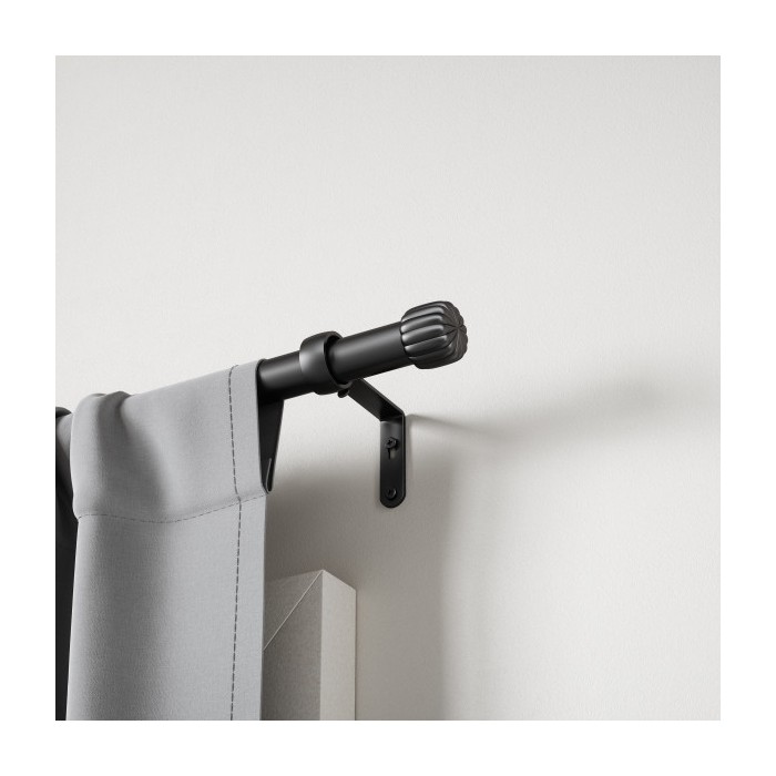 Umbra Karnisz Cleo 91 - 168 Cm Czarny