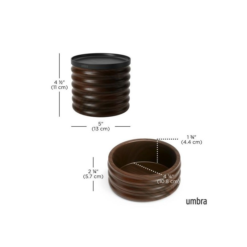 Umbra Organizer Na Biżuterię Tesora       Czarny / Brązowy