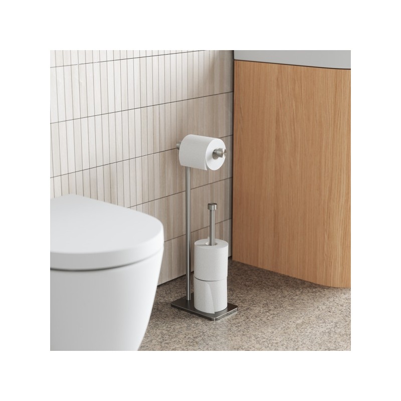 Umbra Stojak Na Papier Toaletowy Cappa    Srebrny
