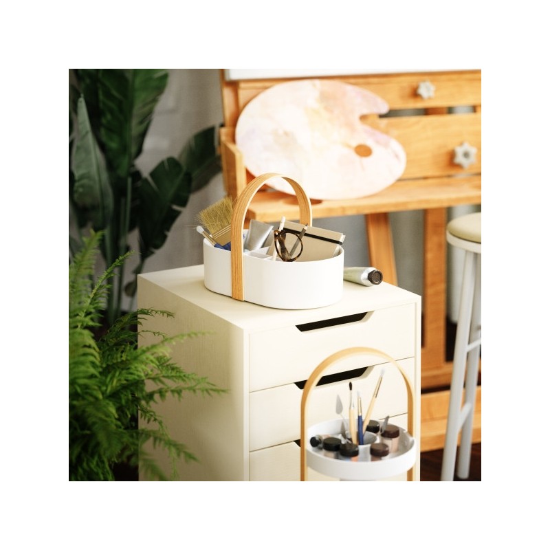 Umbra Organizer Na Kosmetyki Bellwood     Biały