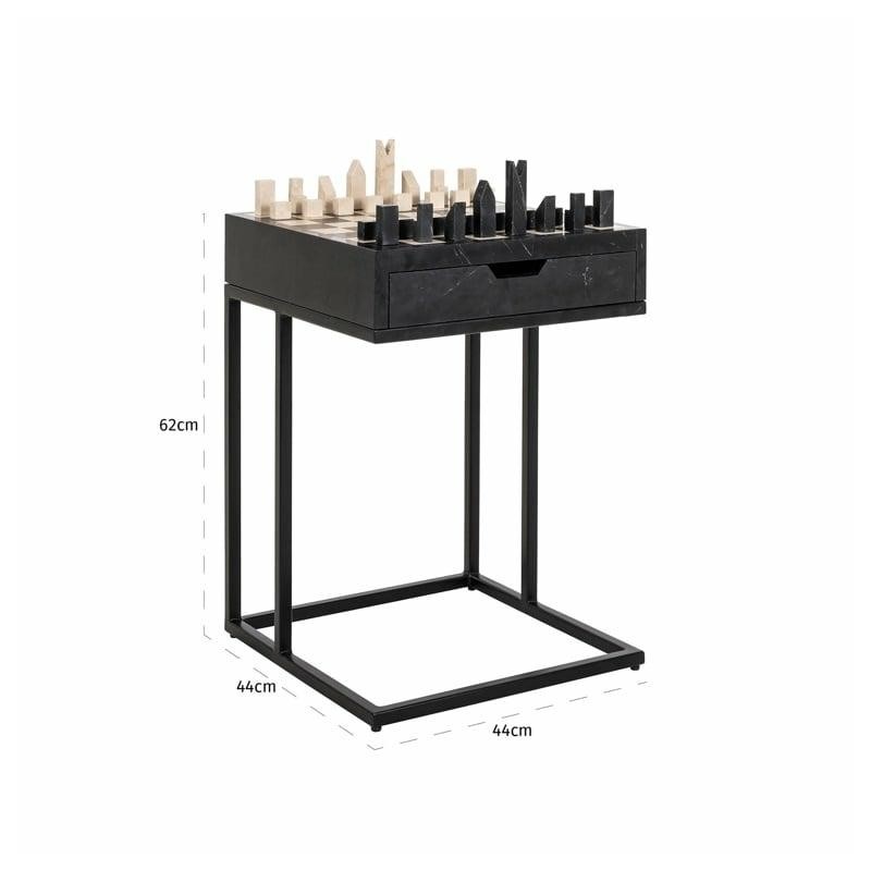 Richmond Stolik Szachowy Davos Czarny