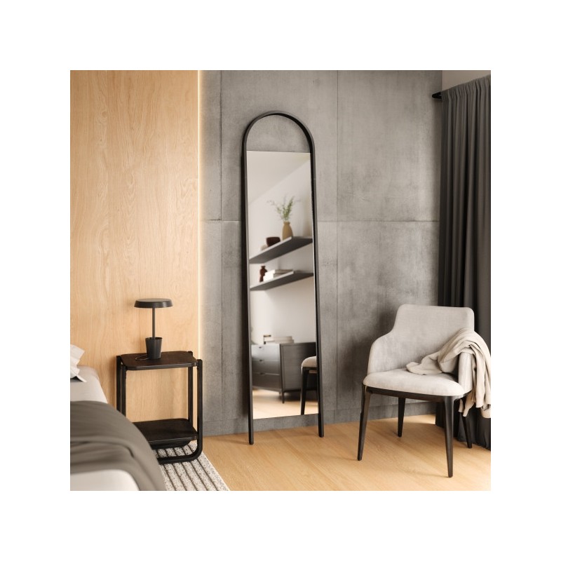 Umbra Lustro Stojące Bellwood Czarne