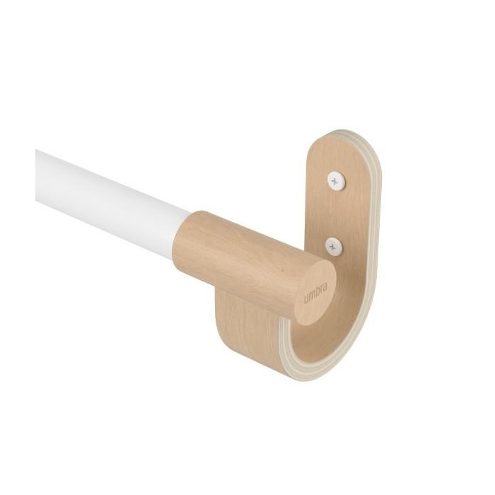 Umbra Karnisz Bellwood 107 - 305 Cm       Biały / Brązowy