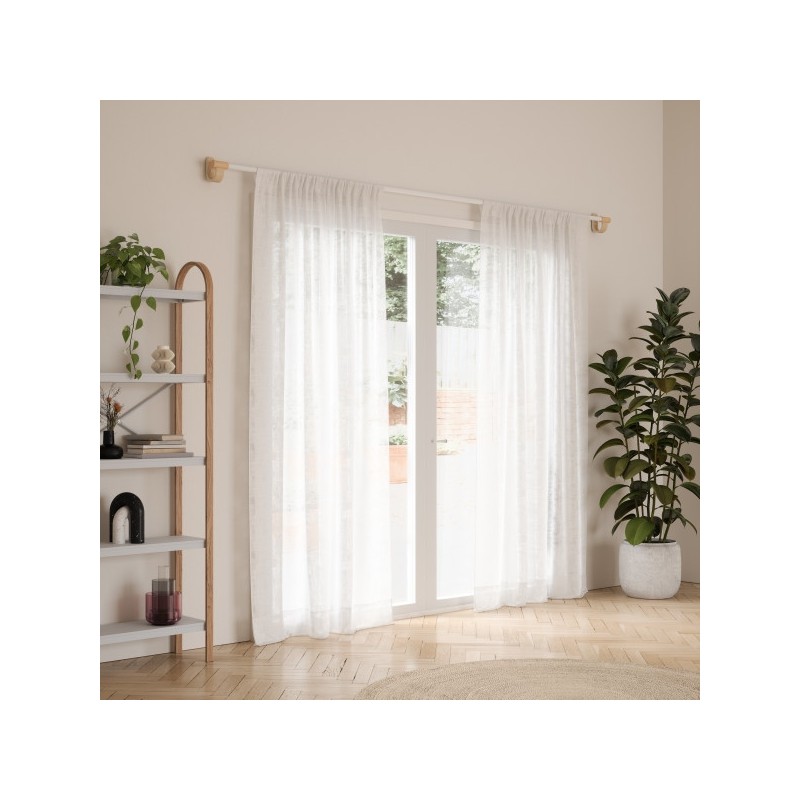 Umbra Karnisz Bellwood 107 - 305 Cm       Biały / Brązowy