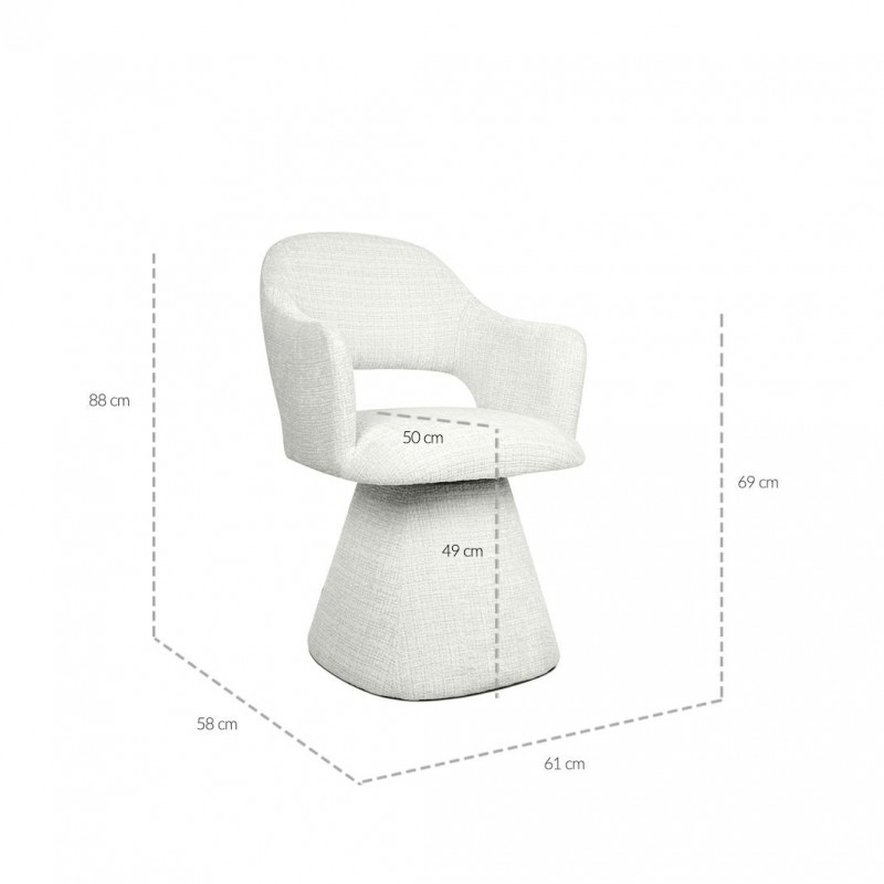 Mamaison Krzesło Verona Białe