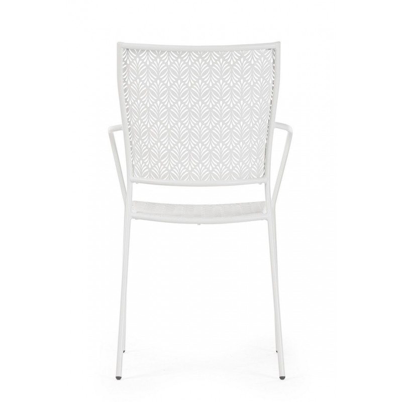 Bizzotto Krzesło Ogrodowe Lizette Białe