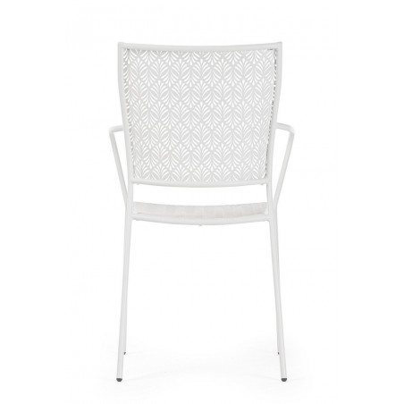 Bizzotto Krzesło Ogrodowe Lizette Białe