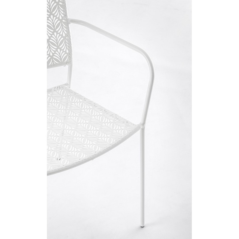 Bizzotto Krzesło Ogrodowe Lizette Białe
