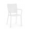 Bizzotto Krzesło Ogrodowe Lizette Białe