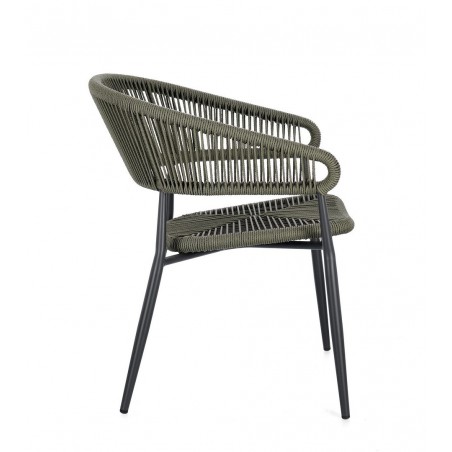 Bizzotto Krzesło Ogrodowe Algaida         Zielone