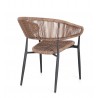 Bizzotto Krzesło Ogrodowe Algaida         Brązowe