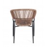 Bizzotto Krzesło Ogrodowe Algaida         Brązowe