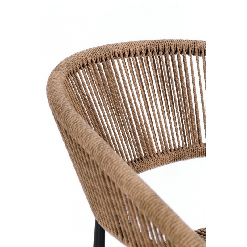 Bizzotto Krzesło Ogrodowe Algaida         Brązowe