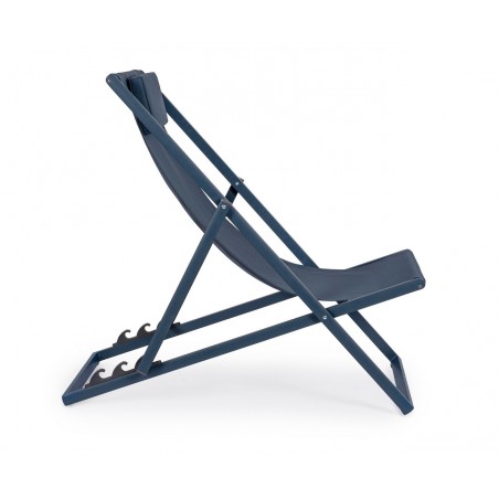 Bizzotto Leżak Ogrodowy Składany Taylor   Niebieski