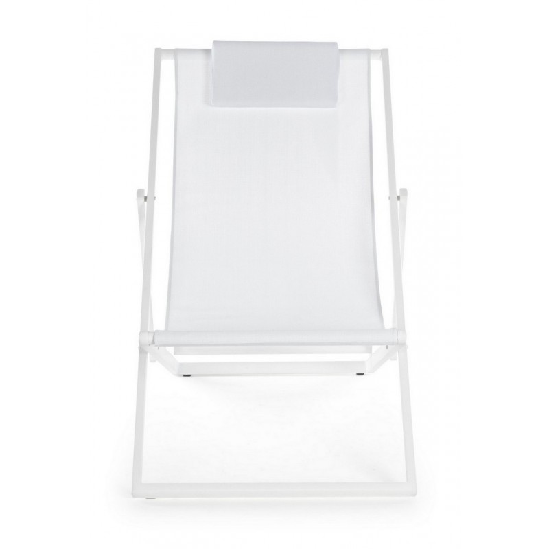 Bizzotto Leżak Ogrodowy Składany Taylor   Biały